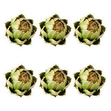 6Pack Artificial Artichoke Vegetables and Fruits for Home Wedding Party Table Decoration V1370-AZ4-07868