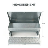 CARLA HOME Automatic Chicken Feeder Treadle - Galvanized Steel V178-36528