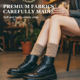 Women's Solid Mid Calf Socks, 2026 New Cozy Soft Comfy Warm Thick Cute Knit Crew Socks Multipack for V1258-DP02-C-2476