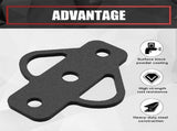 3-Way Trailer Hitch Adapter Receiver for Lawn Mower Three Way ATV Attachments Golf Cart Garden V1369-AZ3-W-12931