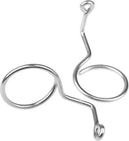 Xadnitu 50 Pieces 2" Diameter Screw Mount Bridle Rings, Heavy Duty and Wire Support, Metal V1258-DP02-F-298