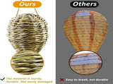 Woven Crochet Wasp Nest Decoy, Waterproof Faux Hanging Hornets Hive Nests Artificial Fake Decoy V1259-DP01-A-5358
