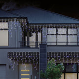 960 LEDs Snowing Icicle Lights available in 4 Colors - Blue & White V720-XB0137BW