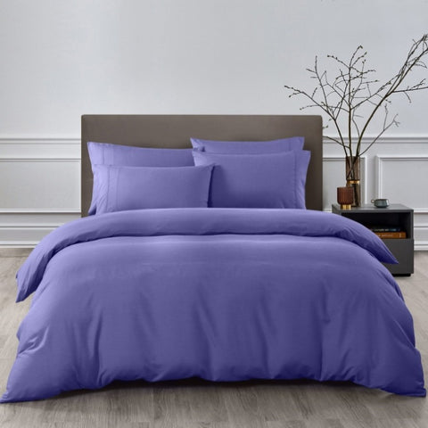 Royal Comfort Bamboo Cooling 2000TC Quilt Cover Set - Queen - Royal Blue ABM-10001250