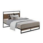 Artiss Bed Frame Metal Frame DANE - King Single MBED-C-DANE-KS-BK