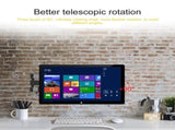 Universal Rotatable Retractable Monitor Wall Mount - 14-27 Inch PRL-6213TS
