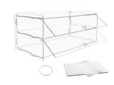Alston 2-Tier Bakery Display Case Pastry Acrylic Cupcake Donuts Cake Pastry Clear Display V985-BAKERYDISPLAYCASE