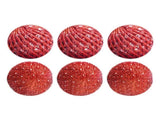 6Pcs Xmas Tree Snowball Ornaments Pendant Decor Foam Wedding Decoration Scene Props 10cm Red V1294-YM0901-3115240094512
