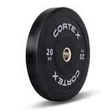 CORTEX Black Series V3 Rubber Olympic Bumper Plate 50mm 20kg V420-CSWP-OBPV320-2