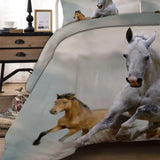 Horses Solenne Gallery Quilt / Doona / Duvet Cover set V745-AQ042267E3