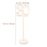 table number stands Wood Table Marking General Users Home Decoration 30pcs V1370-AZ4-19554
