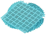 6 Pack Rubber Floor Tiles Drainage Pools for Floor, Modular Interlocking Cushion Shower V1370-AZ4-06337