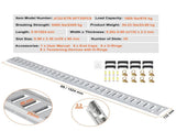 E Track Tie-Down Rail Kit, 24PCS 1524 mm E-Tracks Set Includes 8 Steel Rails & 8 O-Rings & 8 V952-YSDXE5FT32PCSRMMSV0