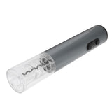 Electric Wine Bottle Opener Automatic Corkscrew W/Foil Cutter Pourer Vacuum StopperSilver Gray V1294-YM0718-3118200270812