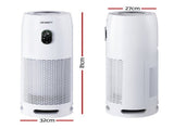 Devanti Air Purifier 4-Layer HEPA Filter White PURI-D-850A-WH