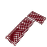 Kitchen Rug 2-Piece Set - Non-Slip, Water-Absorbent & Oil-Resistant Floor Mats V1192-GMCS-1031-004