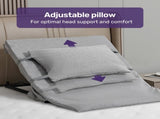 Equipmed Electric Adjustable Bed Backrest, German-Engineered Power Lifting Back Support with Remote V219-HBRELEEQHL1A
