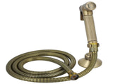 G1/2in Vintage Copper HandHeld Toilet Seats Bidet Sprayer with Hose Fixed Base Bathroom Supply V1294-YM0901-3112200106311