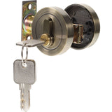 Heavy Duty Golden Deadbolt Lock Single Cylinder Keyed Entry for Door V1370-AZ4-14587