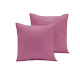 Pair of Polyester Cotton European Pillowcases Plum V442-END-PILLOWC-POLYCOTTON-PLUM-EU