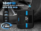 Car Jump Starter with Air Compressor, Hemingson 160PSI 3000A Portable Car Battery Jump Starter V413-HVJ02
