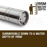 Protege 3HP Submersible Bore Water Pump Deep Well Irrigation Stainless Steel 240V V219-PTGWPDEP3095