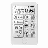 Portable MP3 Player Music Player Ink Screen E-Book Reader Dictionary 2.8-Inch Touch Digital V1192-AZ-W-23100