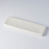 Plate Rectangular 29 x 9cm Craft White Glaze V637-C7592