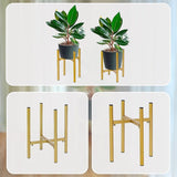 Metal Plant Stand Adjustable Indoor V63-916221