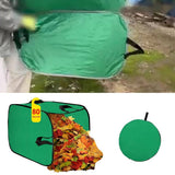 Collapsible Gatherer Tool 300D Polyester Wire Support Easy Storage Outdoor Garden Cleaning Accessory V1192-AZ-W-23598