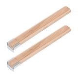 2-Pack Wood Drawer Slides for Furniture, Heavy Duty Hardware for Home Improvement and Projects V1366-AZ2-W-22399