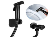 G1/2 Thread Bidet Sprayer Set Stainless Steel Bathroom Toilet Bidet Sprayer Black V1294-YM0901-3112200106611