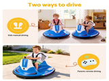 Rigo Ride on Cars Kids Bumper 12V Ride on Toy Toddler Remote Control Blue RCAR-BUMPER-S-BU