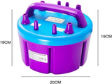 Electric Balloon Pump 900W Portable Air Blower with 4 Nozzles for Decoration V1263-JX-5534