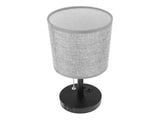 LED Table Lamp Fabric Lampshade USB A and USB C Port Zipper Switch Bedside Lamp for Living Room V1294-YM0901-3119240032611