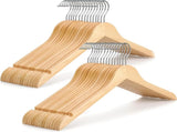 TOPIA HANGERen Hangers 30 Pack, 0.28-inch Slim & Durable Clothes Hangers Space Saving, Natural V1258-DP02-F-227