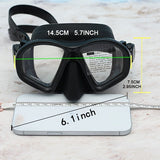 Professional adult small face free diving mask snorkeling mask box set, high-definition tempered V1102-HEQSJ-001