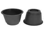 4 Pcs Plastic Furniture Risers 5 Inch Heavy Duty Stackable Circle Bed Lifter for Bed Chair Table V1294-YM0715-3117220134411