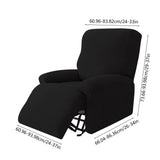 4 Pieces Stretch Slipcover, Jacquard Chair Cover with Side Pocket, Non-Slip Fitted V1370-AZ4-19494