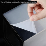 2X Acrylic Tip Jar for Bartender Bars 6 X 4 X 5 Inch Tip Collection Box Donation Suggestion Box V1369-AZ3-W-11519