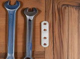 40pcs Heavy Duty Stainless Steel Mending Plates Flat Straight Brackets for Shelving Support V1369-AZ3-W-16859