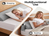 Giselle King Bed Wedge Pillow For Headboard, Close Gap And Stop Pillows Sliding, Perfect For Dorm Or PILLOW-GAP-WDG-K-GY