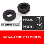 Petrol Post Driver 4 Stroke Pile Star Picket Steel Post Fence Rammer Hole V379-POSTDRVR377001