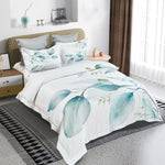 Angelis Leaves Quilt Cover Set - Queen Size V493-SM-Q-08