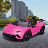 Kahuna Lamborghini Performante Kids Electric Ride On Car Remote Control Pink CAR-LAM-PK