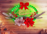 Christmas Wreath Lightation Artificial Red Berry Pine Needle LED Lighted Christmas Wreath V1294-YM0901-3119240059611