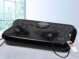 Everfit Vibration Machine Platform Vibrator With Resistance Rope Home Gym Black FIT-H-VP-S-BK