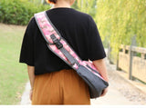 Size L Pink Lightweight Single Shoulder Pet Sling Bag - Stylish Durable Oxford Fabric Carrier V888-ELOSUNG17337