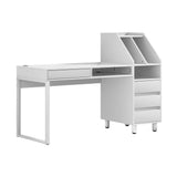 Artiss Computer Desk Office Study Desks Table Drawer Bookshelf FUR-W-CD150-WH-ABC