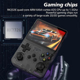 Gray Portable Retro Handheld Game Console 128GB 10000 Games Retro Handheld Games V201-R36S0128GY8AU